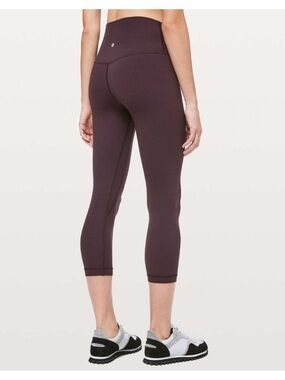 lululemon athletica Plum Cropped High-Rise Leggings